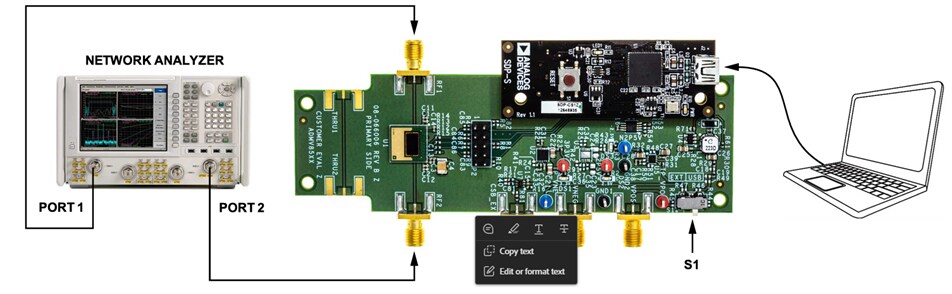 Location Circuit - Analog Devices Inc. EVAL-ADMV8502 Evaluation Board Location Circuit - Analog Devices Inc. EVAL-ADMV8502 Evaluation Board